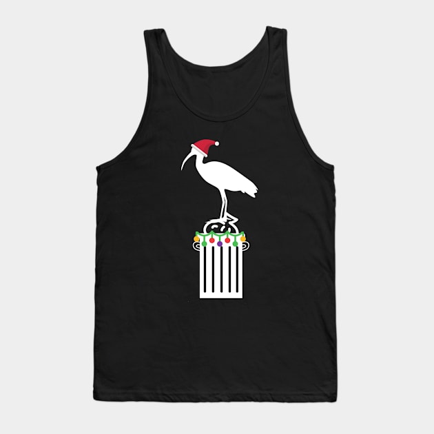 Christmas Bin Chicken Tank Top by SybaDesign